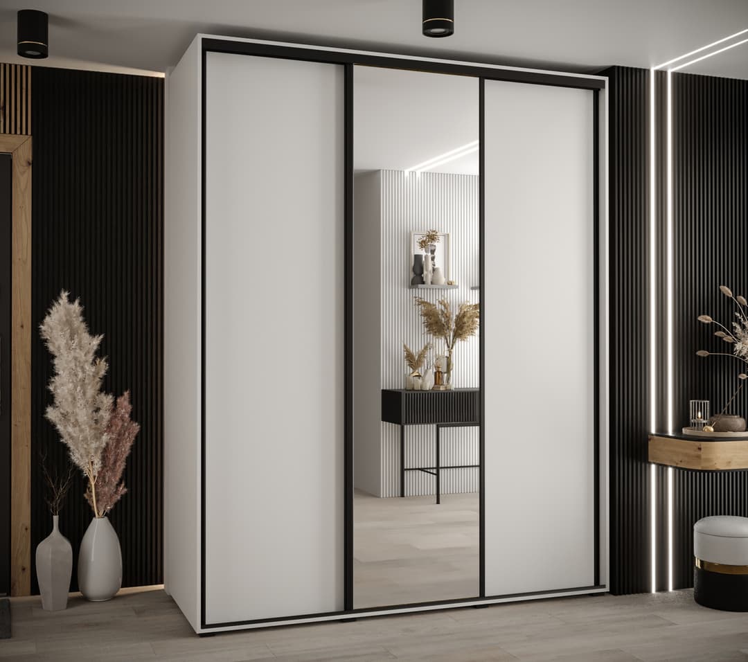 Cannes III Sliding Door Wardrobe 200cm