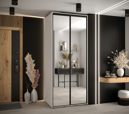 Cannes II Sliding Door Wardrobe 120cm