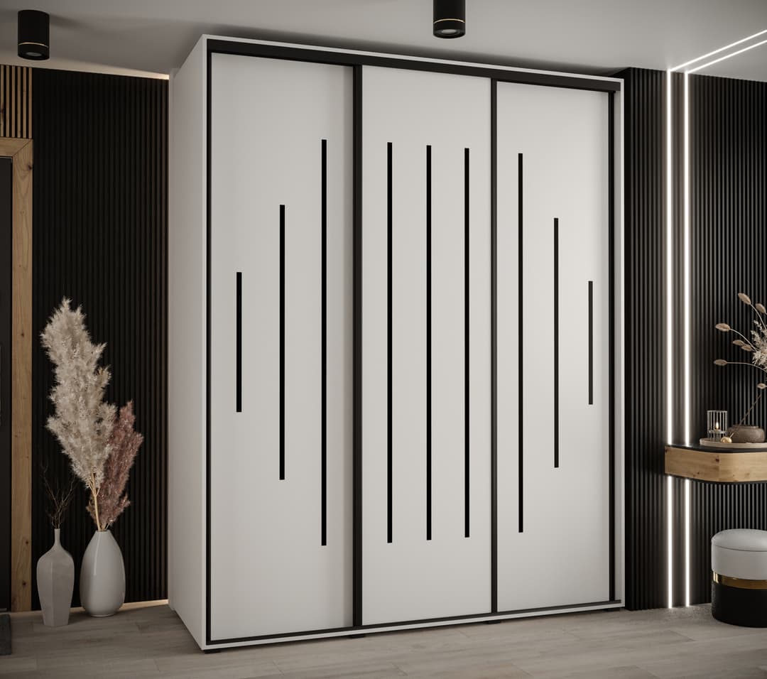 Cannes XII Sliding Door Wardrobe 200cm