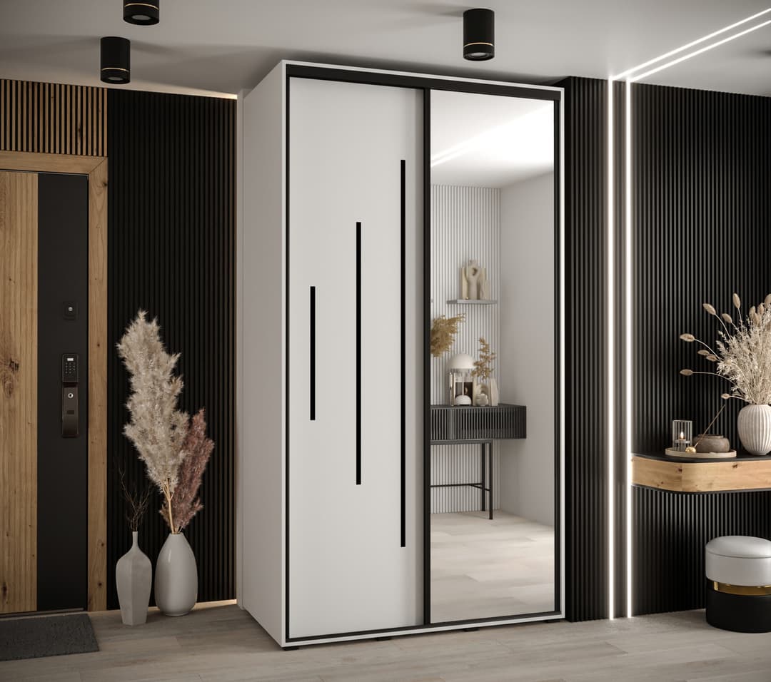 Cannes XIII Sliding Door Wardrobe 140cm