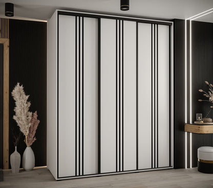 Cannes VI Sliding Door Wardrobe 190cm