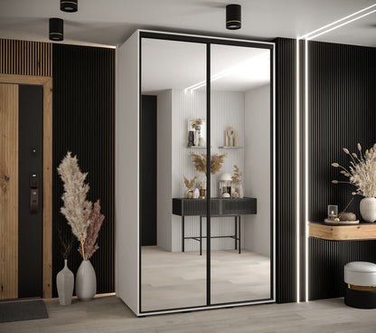 Cannes II Sliding Door Wardrobe 130cm