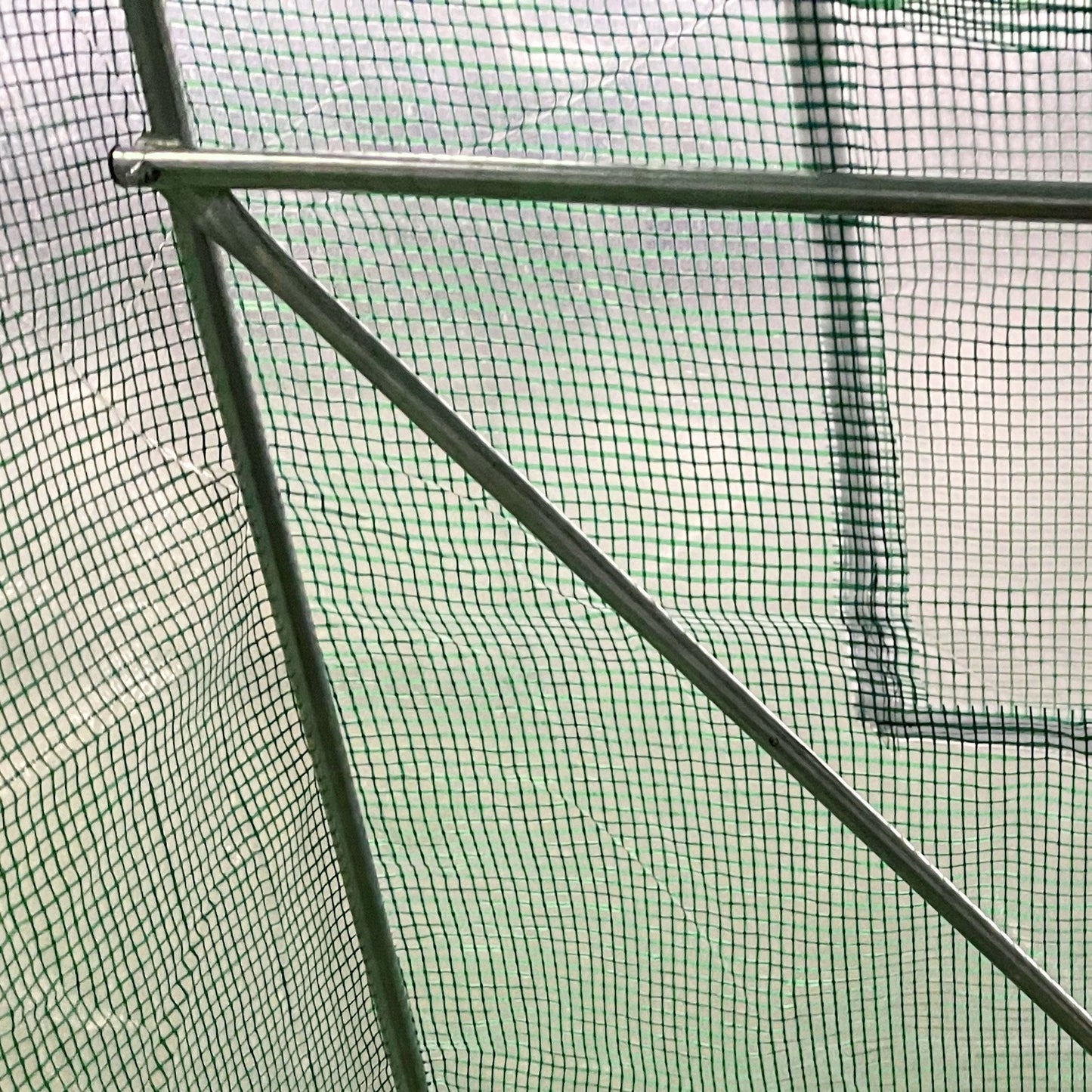 Walk in Polytunnel Outdoor Garden Greenhouse with Windows and Doors (4 x 2M)