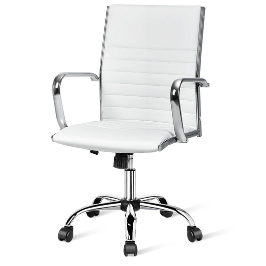 Height Adjustable Rolling High-Back Executive Chair for Home Office