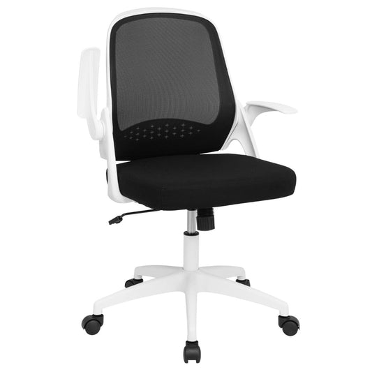 Height Adjust Swivel Rolling Mesh Office Chair with Ergonomic Mid-Back