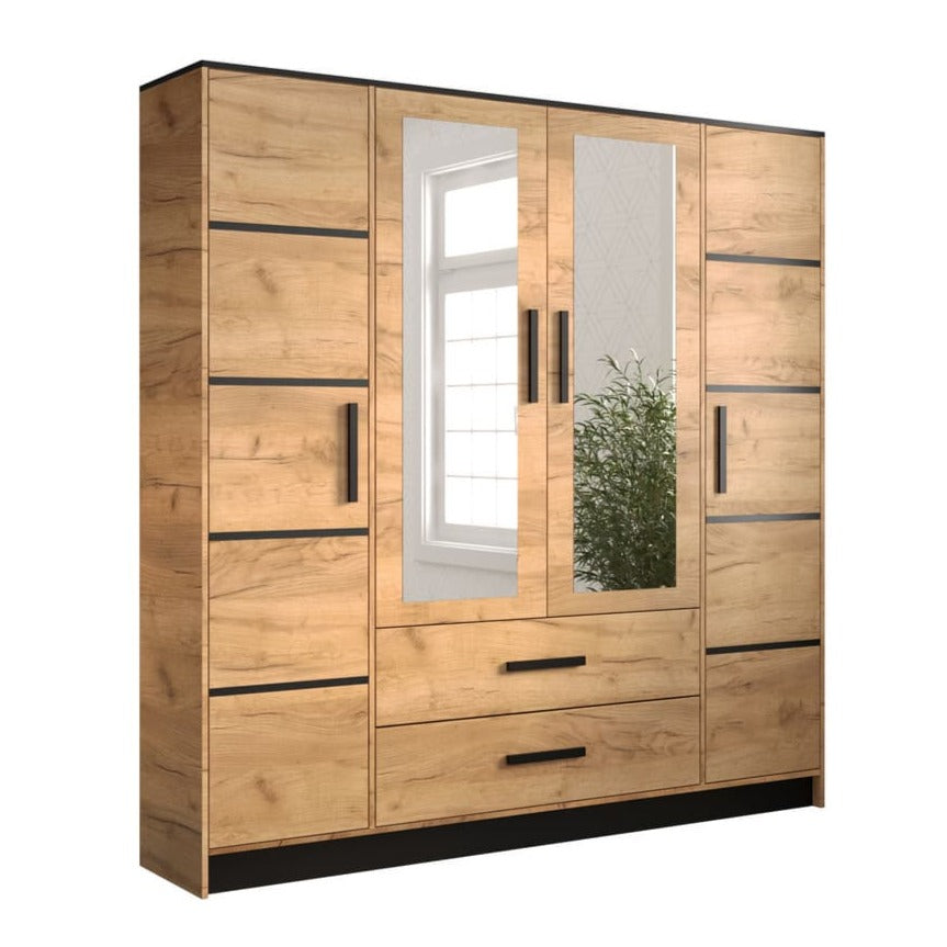 Malta Hinged Door Wardrobe 201cm