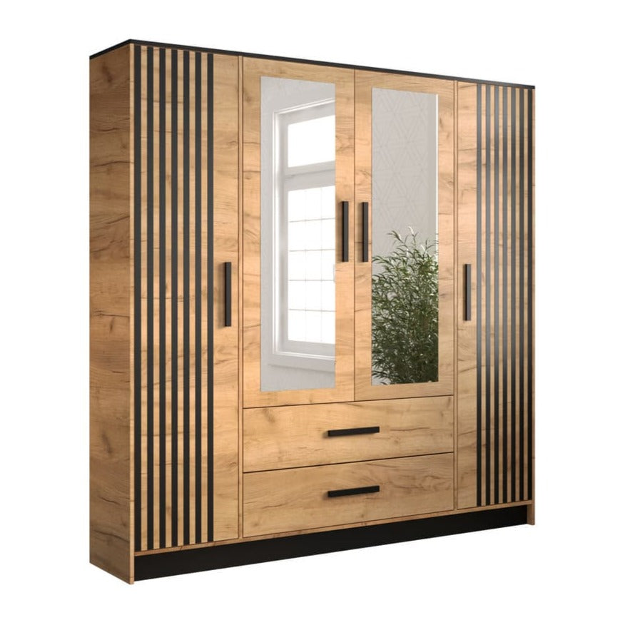 Malta VI Hinged Door Wardrobe 201cm