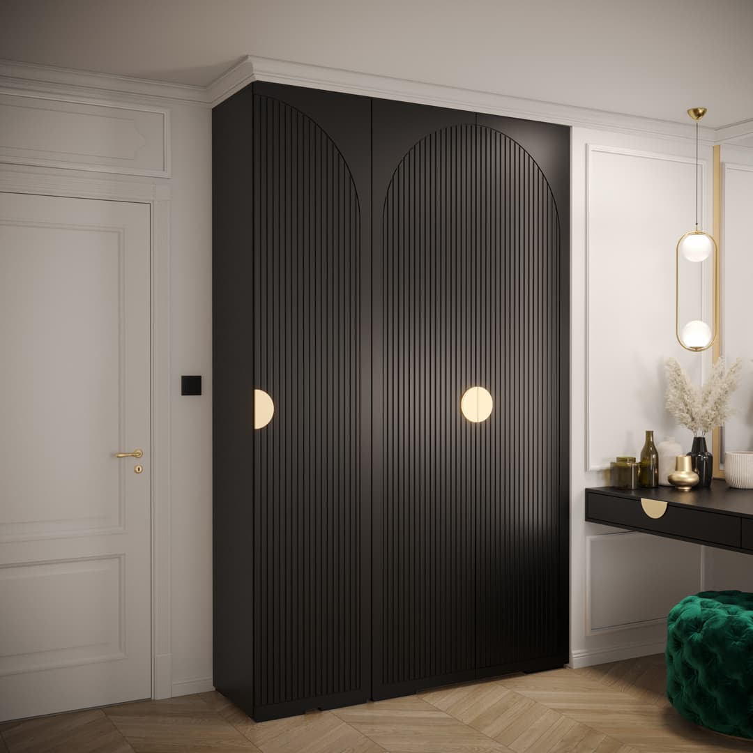 Manhattan I Hinged Door Wardrobe 150cm