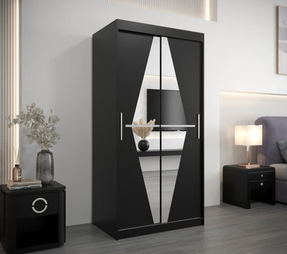 Boliwia Sliding Door Wardrobe 100cm