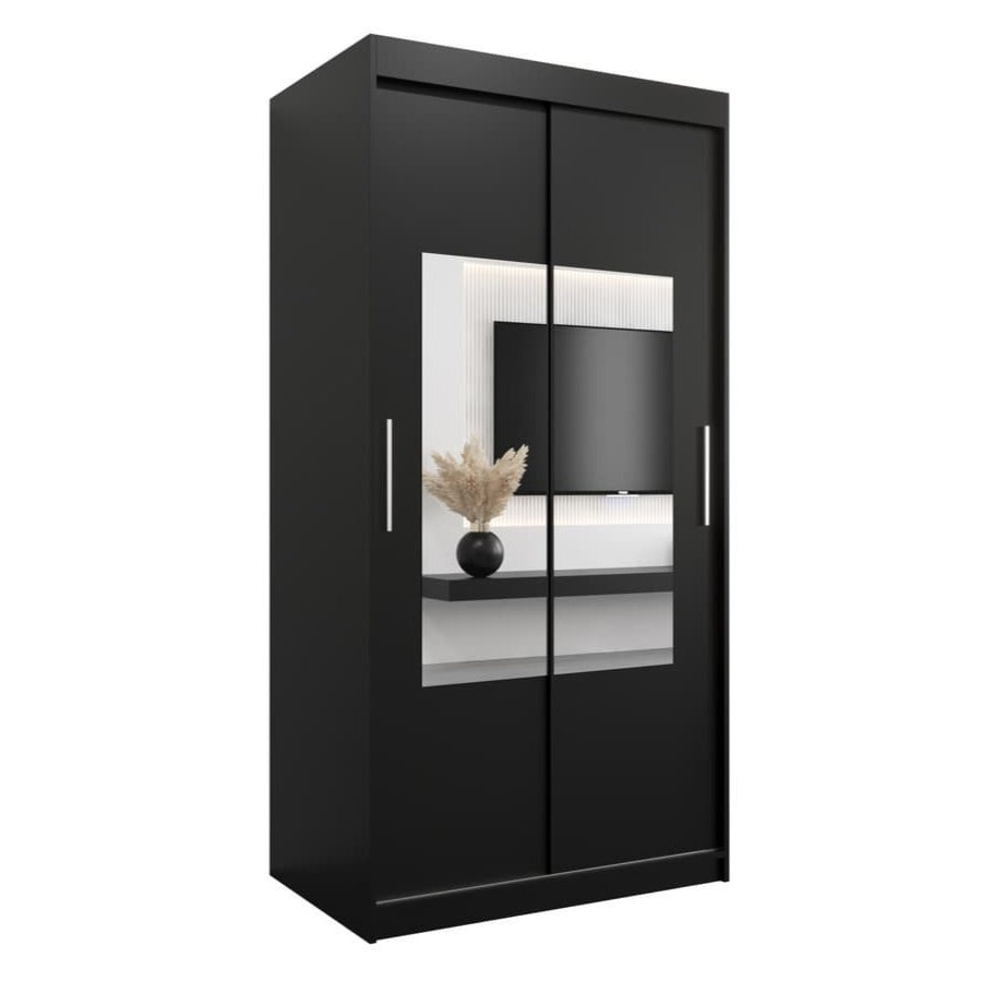 Torino Sliding Door Wardrobe 100cm