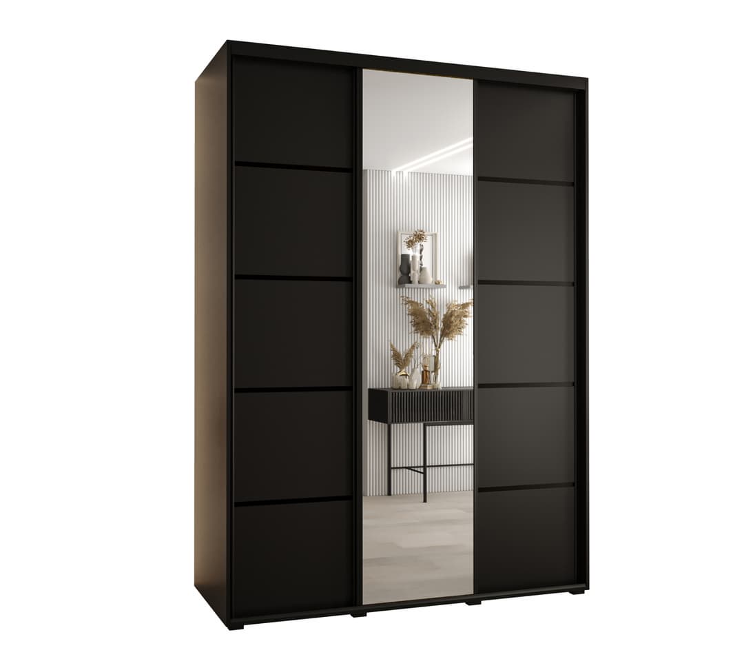 Cannes V Sliding Door Wardrobe 170cm