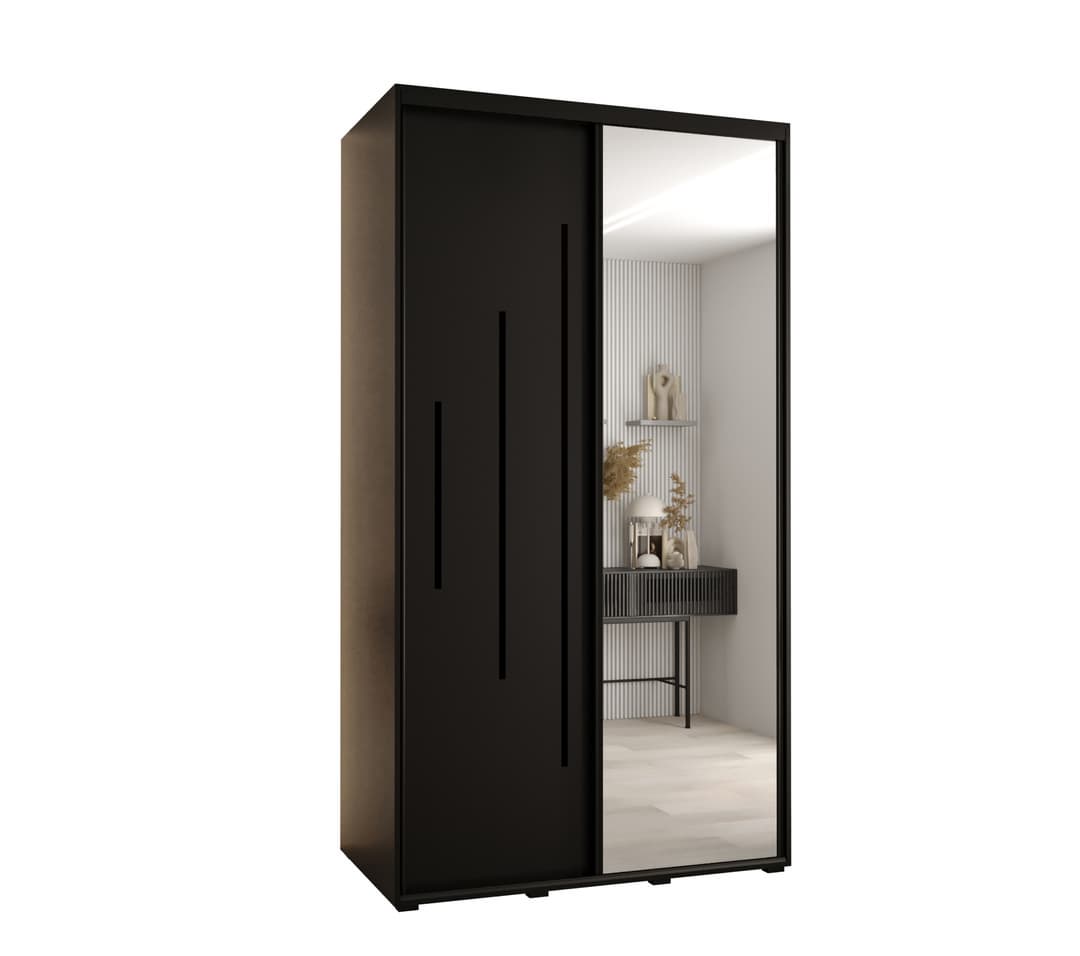 Cannes XIII Sliding Door Wardrobe 130cm