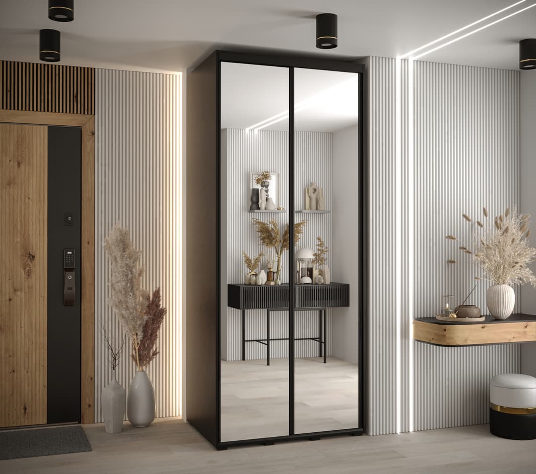 Cannes II Sliding Door Wardrobe 100cm