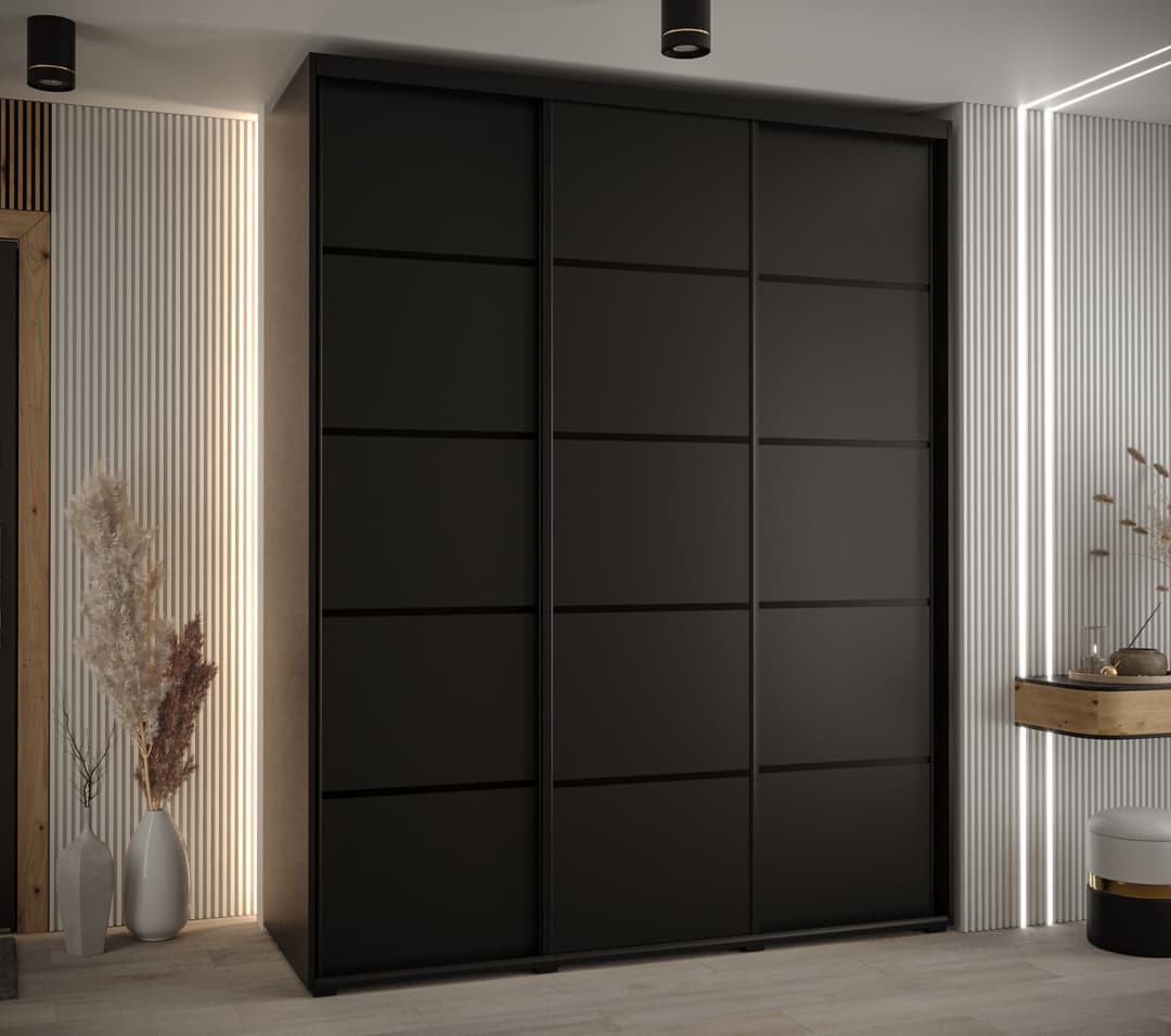 Cannes IV Sliding Door Wardrobe 190cm