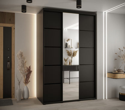 Cannes V Sliding Door Wardrobe 150cm