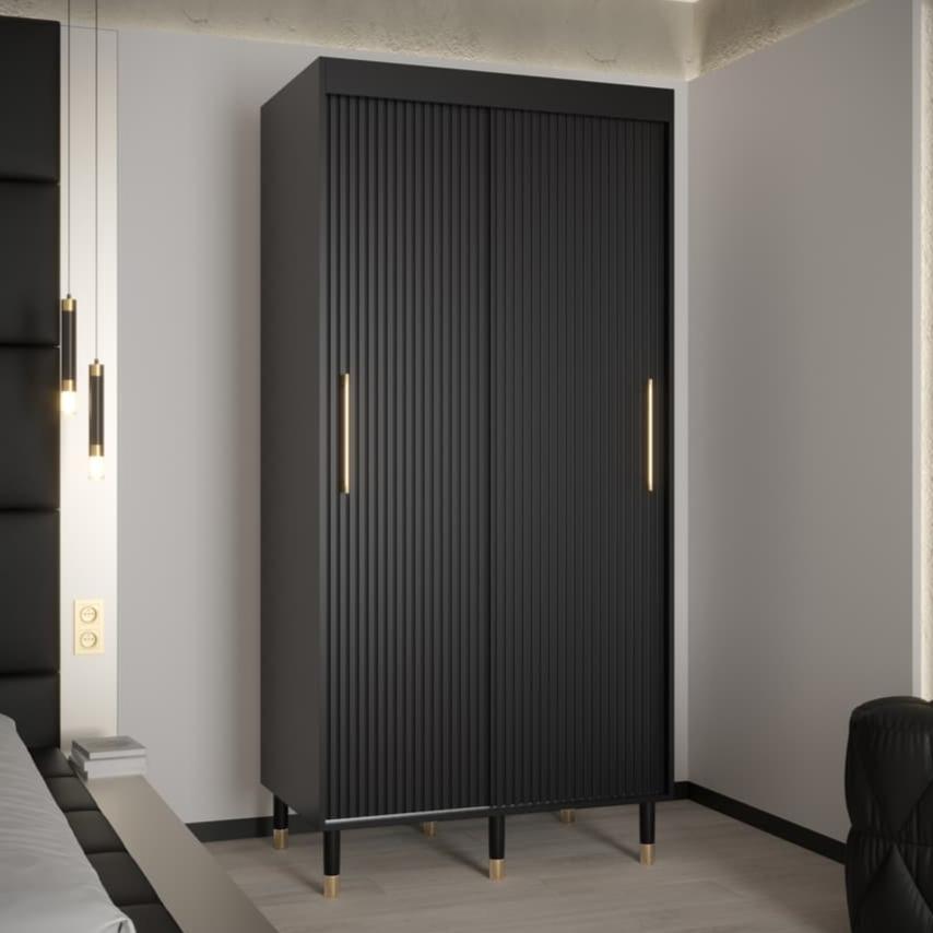 Mora I Sliding Door Wardrobe 100cm