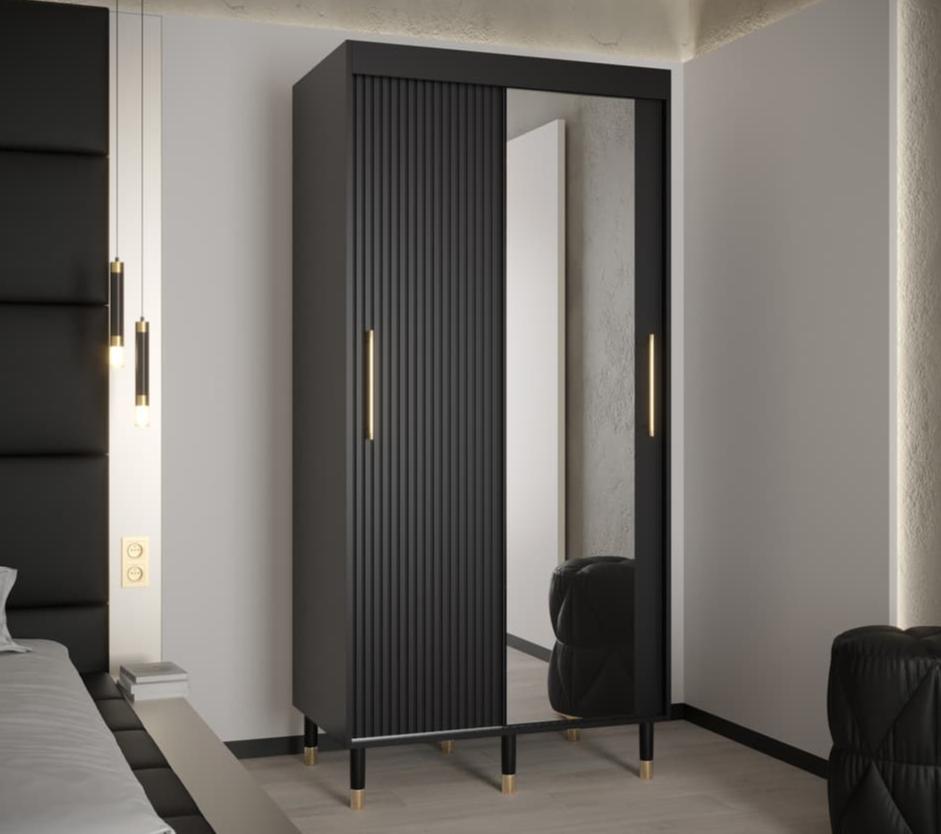 Mora II Sliding Door Wardrobe 100cm