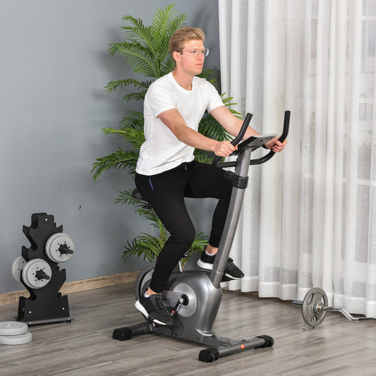 HOMCOM 10-Level Adjust Indoor Magnetic Exercise Bike Cardio Workout Bike Trainer 5 global ratings