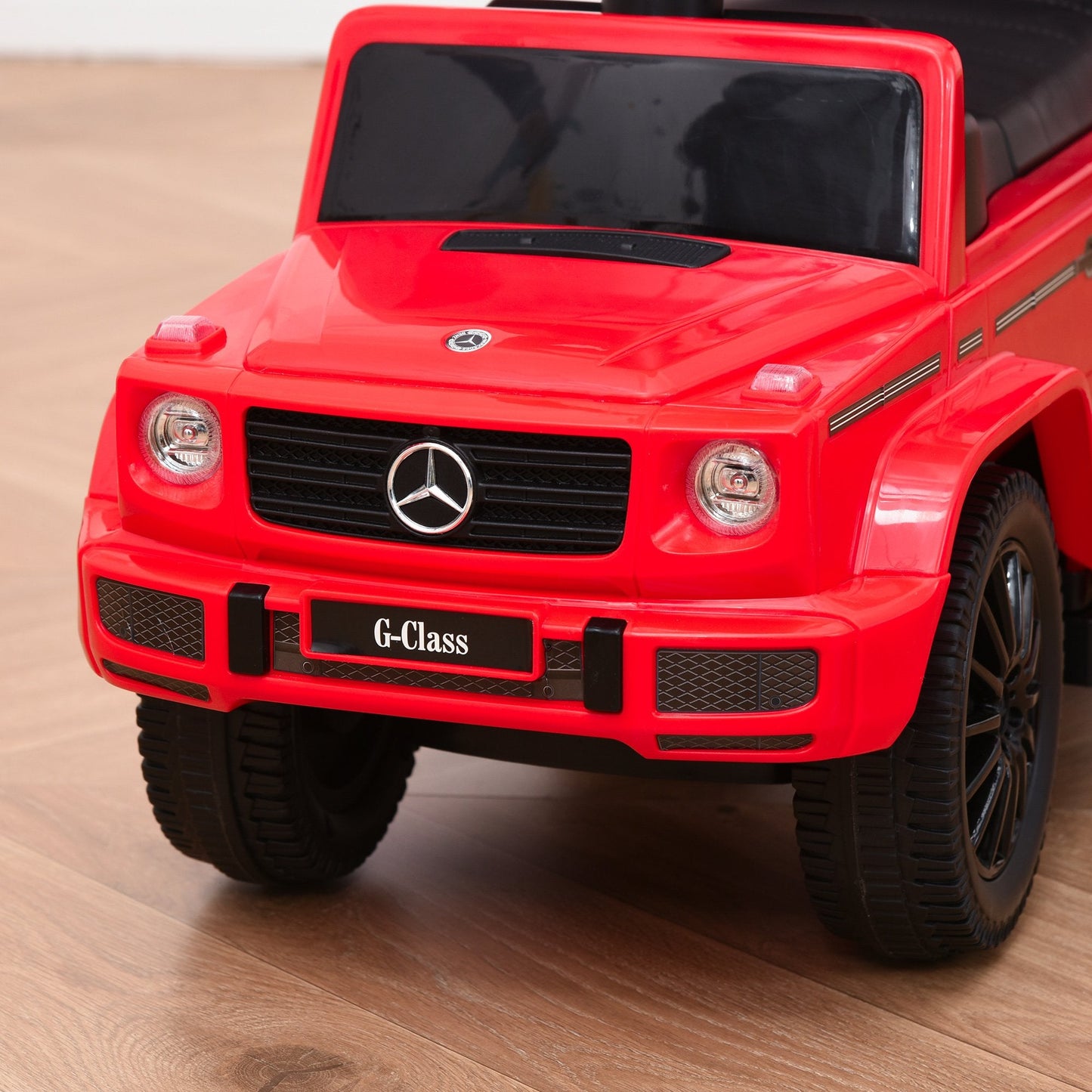 Benz G350 Ride-On Push Along Car Sliding Walker Floor Slider Stroller Toddler Vehicle, Red