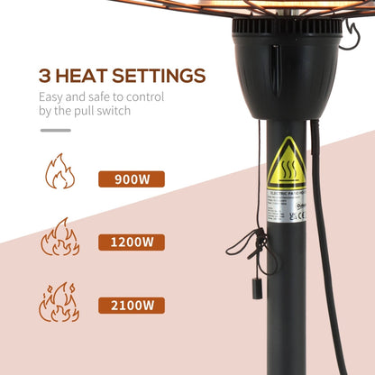 2.1kW Table Top Patio Heater