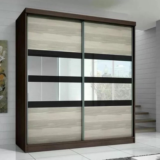 Mable-IX 2-Door Sliding Wardrobe - Wenge or White