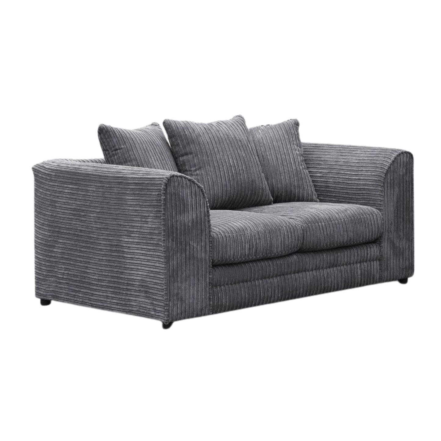 Jamba Double-Padded Fabric Coffee Corner Sofa - 6 Colours Available