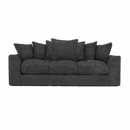 Desmond Jumbo Cord Corner Sofa - Black and Other Colours