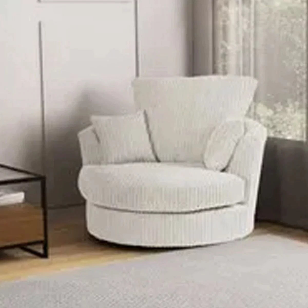 Jamba Double-Padded Fabric Mink Corner Sofa - 6 Colours Available