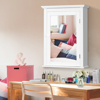 Wall Mounted Storage Cabinet with Mirror for Bathroom and Medicine