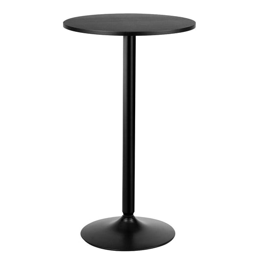 Modern Bar Table with Round Top for Living Room, Restaurant and Bistro