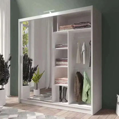 Avant Sliding Wardrobe - 180cm and Other Sizes - White, Black, Grey