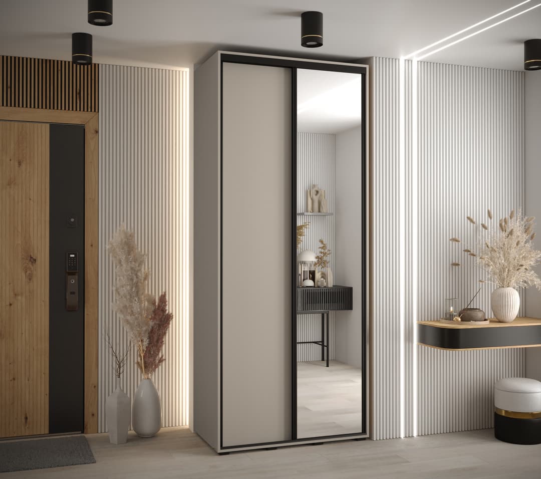 Dakota III Sliding Door Wardrobe 110cm