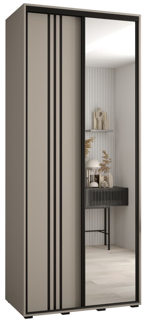 Dakota VII Sliding Door Wardrobe 110cm