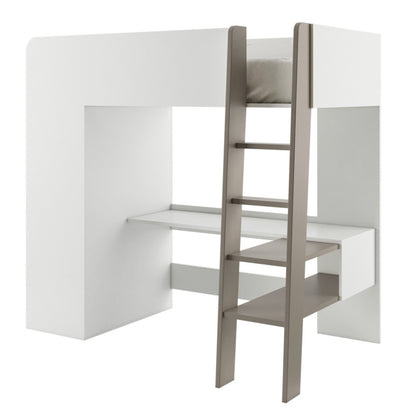 Cabin Bed Tom with Wardrobe and Desk