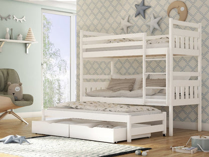 Seweryn Bunk Bed with Trundle and Storage