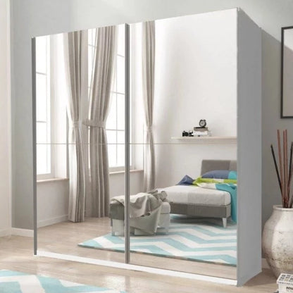 Micah 03 Sliding Door Wardrobe 150cm - White