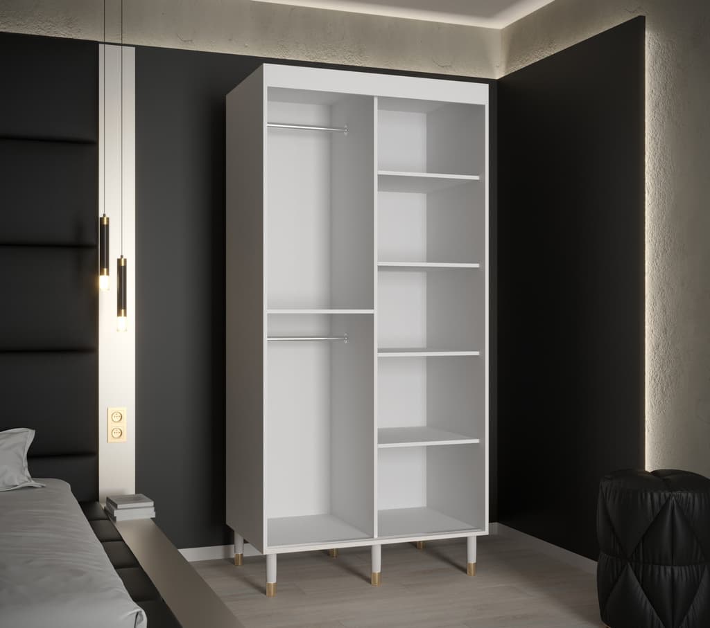 Mora I Sliding Door Wardrobe 100cm