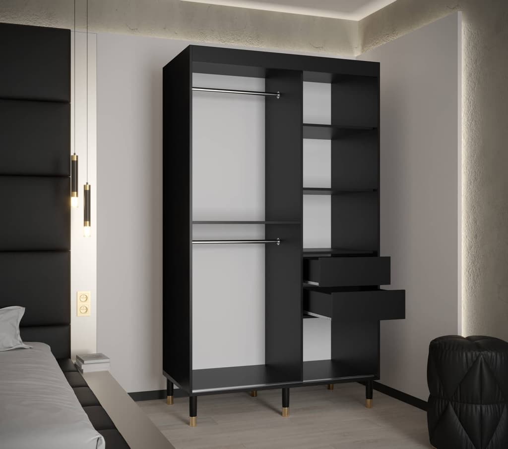 Monaco I Sliding Door Wardrobe 120cm