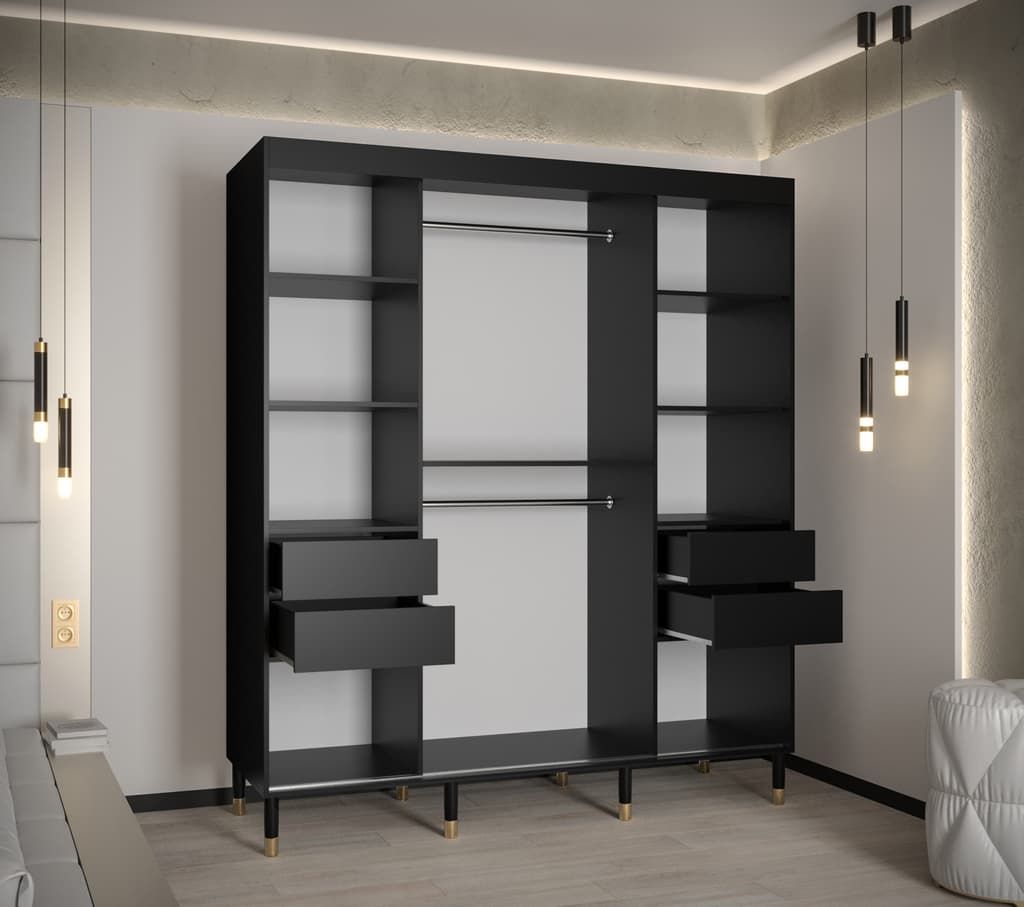 Mora II Sliding Door Wardrobe 180cm