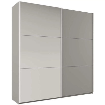 Wokingham Sliding Door Mirror 225cm Wardrobe - White