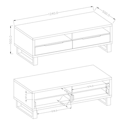 Halle 41 TV Cabinet 124cm