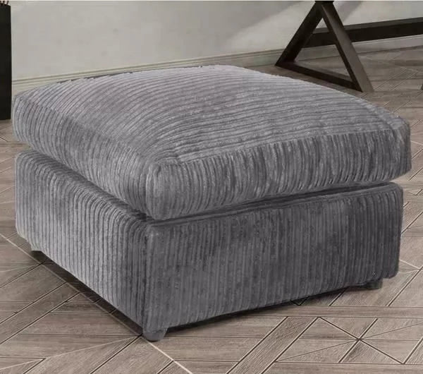 Jamba Double-Padded Fabric Coffee Corner Sofa - 6 Colours Available