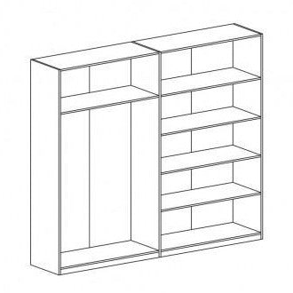 Hektor 20 Hinged Wardrobe 180cm