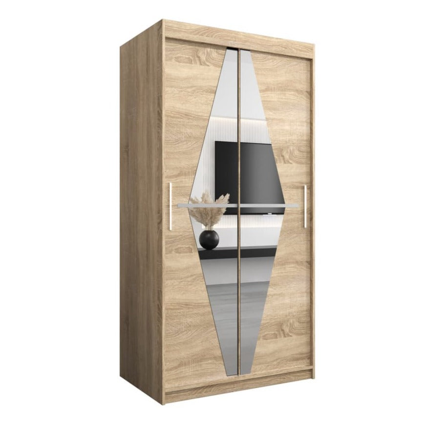 Boliwia Sliding Door Wardrobe 100cm