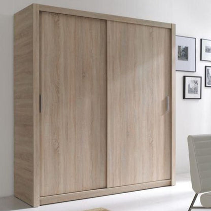 Pallas 2-Door Sliding Wardrobe 180cm - 2 Colours