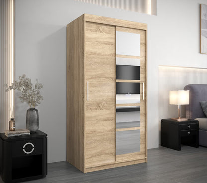 Roma I Sliding Door Wardrobe 100cm