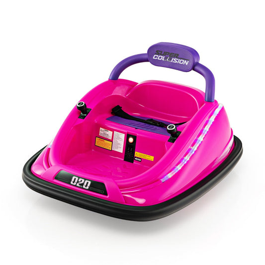 Electric Bumper Car with Remote Control-Pink