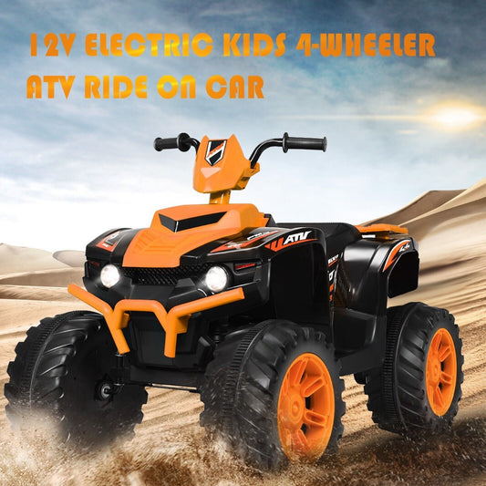 12v Electric Kids Ride On ATV / Quad Bike-Orange