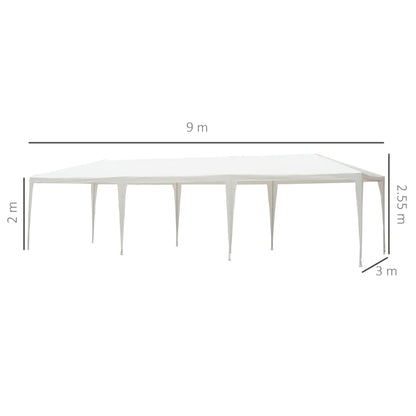 Waterproof White Party Canopy 3m x 9m