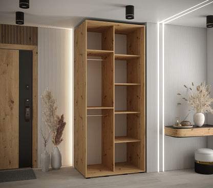 Cannes I Sliding Door Wardrobe 100cm